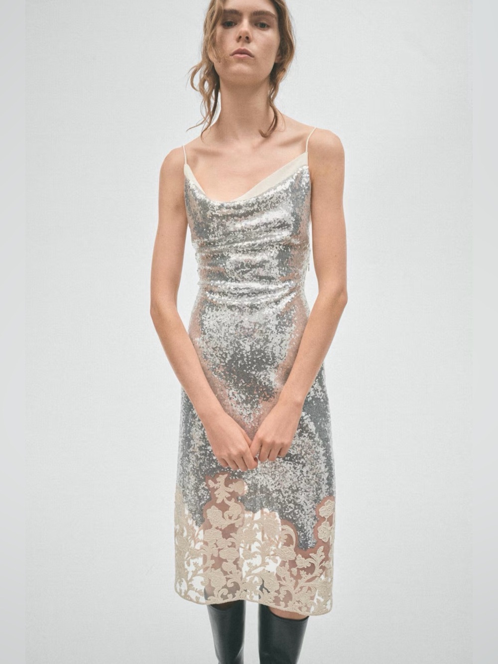 H&M STUDIO
EMBROIDERED SEQUINED DRESS